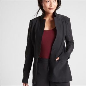 Athleta Black Blazer Size 0 Super Sleek NWOT